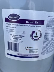 Diversey Oxivir Tb Disinfectant Cleaner 5 Gallon Pail | RTU | Cherry Almond