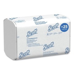 Scott 01960 7.8 in. x 12.4 in. 1-Ply Pro Scottfold Towels – WT (25 PK/CT) New