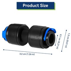 10 Pack 1/4″ Drip Universal 1/4 inch tubing, Coupling Connectors