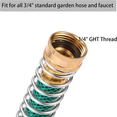 Garden Hose Extension Adapter, Kink Protector with 3/4 inches, 2 Pack