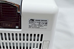 New NWOB! ASI 0141-00 Profile Hand Dryer – White Steel Cover Automatic, 120V