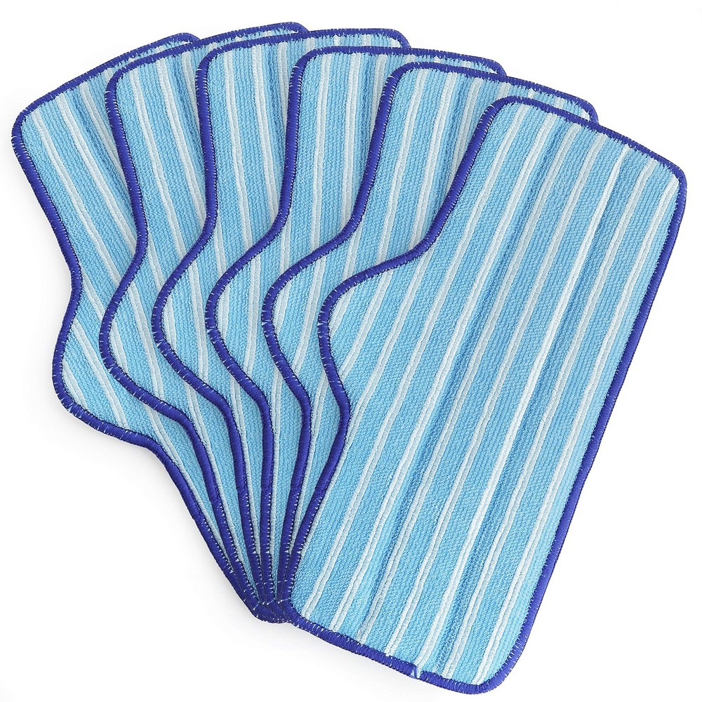 Flintar 6 Packs of Premium Microfiber Pads, Compatible with Dupray Neat Blue