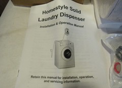 ECOLAB Homestyle Solid Laundry Detergent Dispenser w Control Panel NEW Open BOX