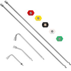 M MINGLE Pressure Washer Extension Wand – 120″ Upgrade Power 120 Inch