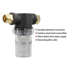 Garden Hose Inlet Filter for High Pressure Washer 3/4 Inch Screen Filter