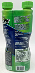 (3) GREEN GOBBLER DRAIN CLOG DISSOLVER 31 OZ EACH, NEW + DUSTY CONTAINER