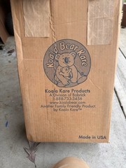 KOALA KARE KB102-00 Child Protection Seat SURFACE MOUNT Folding NEW IN BOX