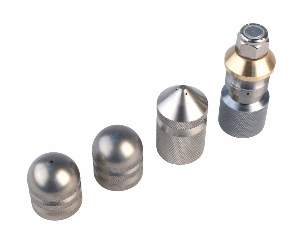 Deluxe Sewer 1/2″ NPT Jetter Nozzle 4 Piece Set 16 GPM 4000 PSI 16.0 Orifice