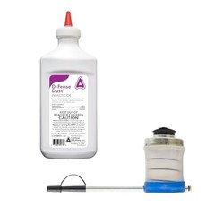Insecticide Dust 1lb + 5″ Clear Puffer – Effective Pest Control, Fast Action
