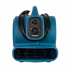 XPOWER P-260AT Mini Scented Air Mover, Carpet Dryer, Utility Fan blowing 800 CFM