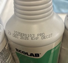 Three Bottles. ECOLAB Lemon-Eze Bathroom Creme Cleanser 6113094