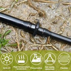 100 Pcs Drip Irrigation Fittings Barbed Connectors Barb Adapter Coupling…