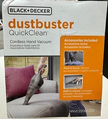 BLACK+DECKER Dustbuster Handheld Vacuum Cordless, Dark Grey (HNVC220BCZ01)