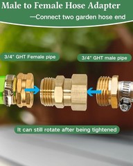 Garden Hose Swivel Adapter Fitting,Pressure Washer Gun Swivel Connector Joint…