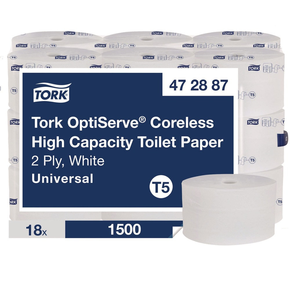 Tork 472887 2-Ply OptiServe High-Capacity Coreless Toilet Paper (18/CT) New