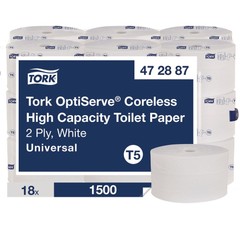 Tork 472887 2-Ply OptiServe High-Capacity Coreless Toilet Paper (18/CT) New