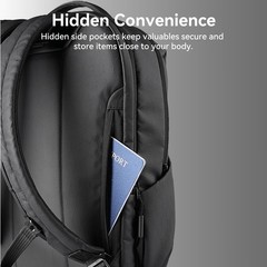 Muzee Lightweight Business Commute Backpack, Waterproof Laptop Backpack with …