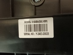 World Dryer VMax V2, V-649A (Silver) Hand Dryer, 120VAC 10A