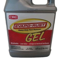 Crc Evapo-rust Gel RUST REMOVER, 8 Fl Oz, Rust Remover for Vertical Surfaces
