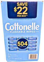 Cottonelle Freshcare Flushable Wipes 12 Count 504 Wipes