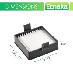 6 Pack A32VC04 Filter Compatible with Ryobi Hand Vacuum Filter P712 P713 P714K 1