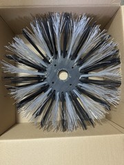 26″ Poly/Wire Sweeper Wafer Brush — Solid Wood Base — Part #41-PWMAW1626 — NEW