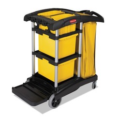 Rubbermaid? Commercial High Capacity Cleaning Cart, 21-3/4w x 49-3/4d x 38-3/8h,