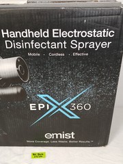 Emist EPIX360 Electrostatic Disinfectant Sprayer Cordless Handheld