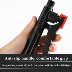3 Pcs Pump Action Pressure Sprayer Handle, Backpack Parts Black