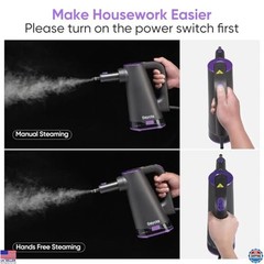 Steam Mop Cleaner for Hardwood Floor Cleaning, Hands-free Steamer Cleaner