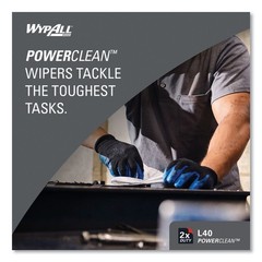 WypAll 03046 10.8 in. x 10 in. POP-UP Box L40 Towels – White (810/Carton) New