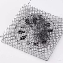 Shower Drain Hair Catcher Easy to Use Hair Catcher Sticker Quick Installation