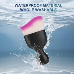 2-Piece Car Interior Detailing Brush Set with Soft White & Purple Bristles for D