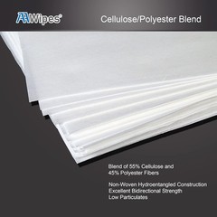 Industrial Cleaning Wipes Nonwoven Lint Free Cloth 150 Pack