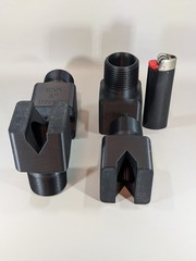 4pc 1″ NPT Flat Fan Sprayer Nozzles High Volume Spray Bar 70° 97 GPM