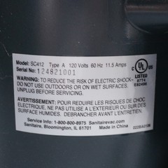 Sanitaire SC412 Type A Transport Commercial Backpack Vacuum Tested Working