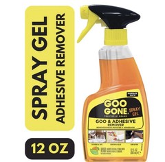 Goo Gone 12oz Spray Gel Adhesive Remover Citrus Scent 6 Pack NEW 2096 FAST SHIP