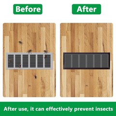 8pcs Floor Vent Mesh Covers, 4×12″ Magnetic Air Screen 4*12-8PCS