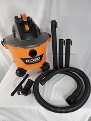 Ridgid Wet/Dry Vac. HD09001 Peak HP 4.25 9 Gal No Filter Local Pick-Up Only Used
