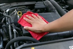 Bulk Lot of 100 Red Shop Towels 12″ x 14″ Cleaning Rags Homes Cars Reusable
