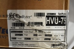 Spilfyter HVU-75 Universal Sorbent Pads Yellow Double-Weight 41x46cm 100pk USA