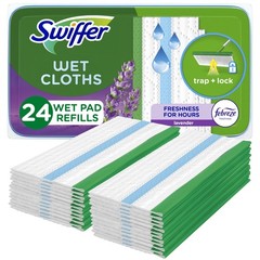 Swiffer Sweeper Wet Mopping Pad Refills for Floor 12 Count (Pack of 1), White