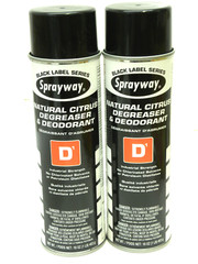 2 pcs – Sprayway SW-487 Aerosol Spray Natural Citrus Degreaser & Deodorant