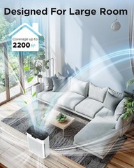 Air Purifiers for Home Large Room 2200 Ft² with Washable Filters, MOOKA H13