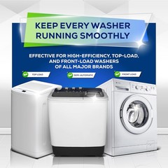 Washing Machine Cleaner Tablets, 24 Pack–Deep Cleaning Tablets for Top &…