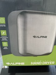 ALPINE Hemlock HAND DRYER Stainless Steel High Speed 10s Dry Time NEW
