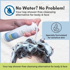 Nurture Rinse Free Waterless Foaming Cleanser for 8 Fl Oz (Pack of 3), red