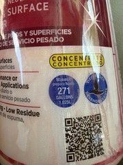 SC Johnson 684501 TruFill Neutral Ph Floor Cleaner Surface Concentrate Lot of 2