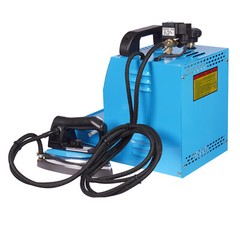 Commercial Electric Steam Iron With Boiler For Dry Cleaner Curtain Blue 110V New
