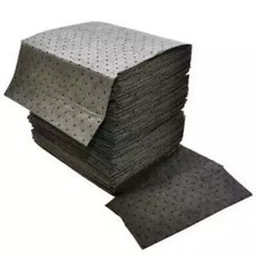 Spilfyter Db-72 Absorbent Pad, Absorbs 24 Gal. Universal, Pk 100 ,Gray